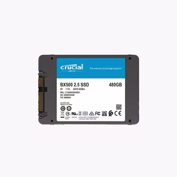 اس اس دی اینترنال کروشیال مدل BX500 ظرفیت 240 گیگابایت